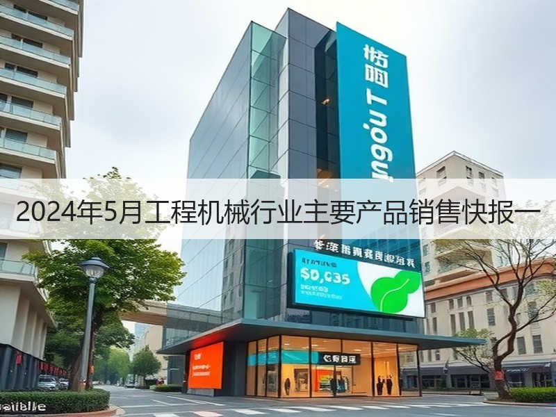 2024年5月工程机械行业主要产品销售快报一 2024年5月工程机械行业主要产品销售快报一