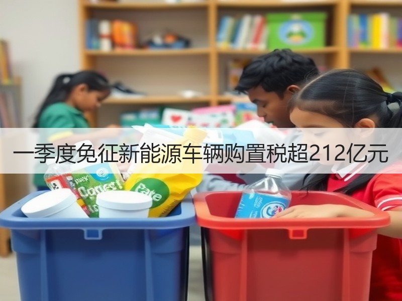 一季度免征新能源车辆购置税超212亿元 一季度免征新能源车辆购置税超212亿元