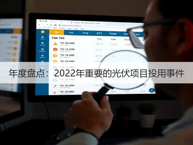 年度盘点：2022年重要的光伏项目投用事件(图1)