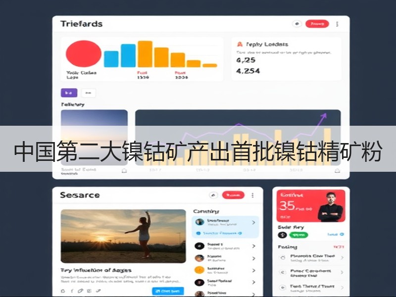 中国第二大镍钴矿产出首批镍钴精矿粉