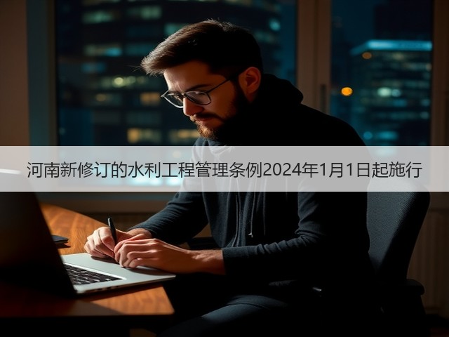 河南新修订的水利工程管理条例2024年1月1日起施行(图3)