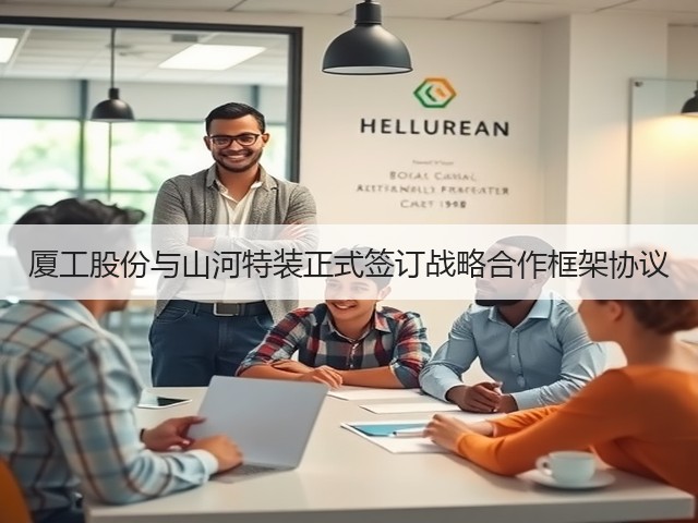 厦工股份与山河特装正式签订战略合作框架协议(图2) 厦工股份与山河特装正式签订战略合作框架协议(图2)