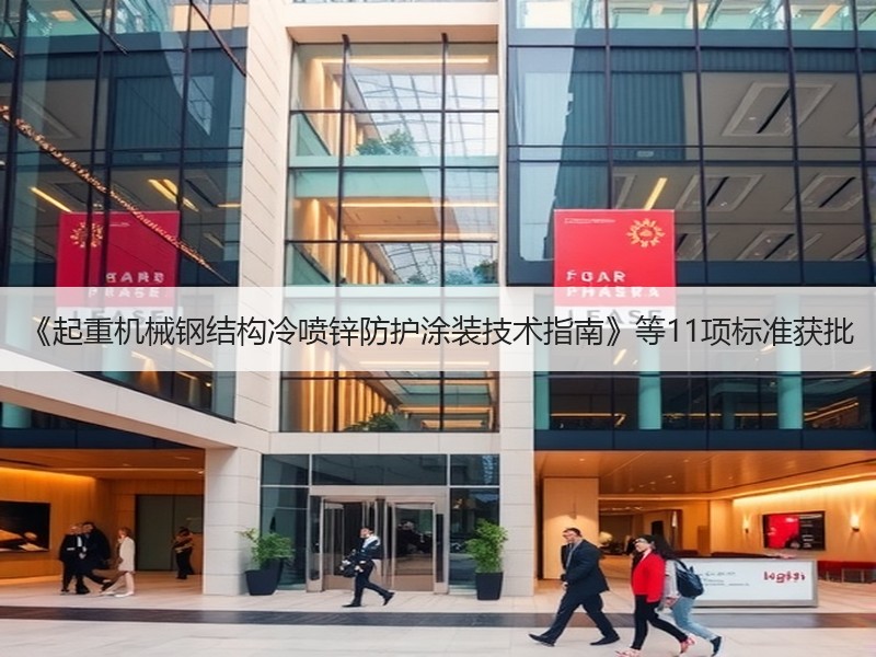 《起重机械钢结构冷喷锌防护涂装技术指南》等11项标准获批