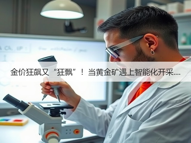 金价狂飙又“狂飘”!当黄金矿遇上智能化开采....(图1) 金价狂飙又“狂飘”!当黄金矿遇上智能化开采....(图1)