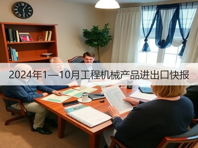 2024年1—10月工程机械产品进出口快报(图2)