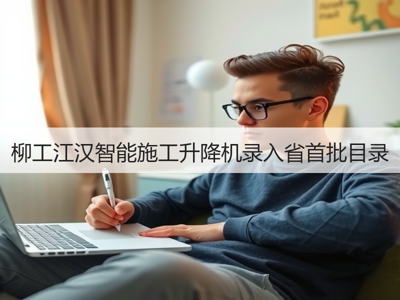柳工江汉智能施工升降机录入省首批目录