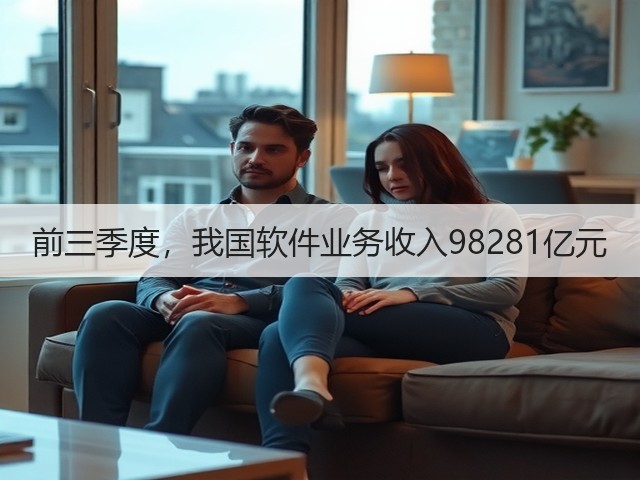 前三季度,我国软件业务收入98281亿元(图3) 前三季度,我国软件业务收入98281亿元(图3)