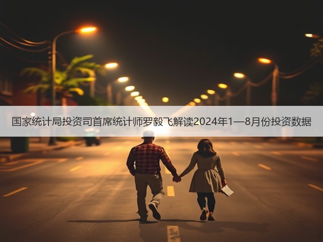 国家统计局投资司首席统计师罗毅飞解读2024年1—8月份投资数据(图1)