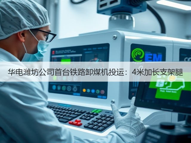 华电潍坊公司首台铁路卸煤机投运:4米加长支架腿(图1) 华电潍坊公司首台铁路卸煤机投运:4米加长支架腿(图1)