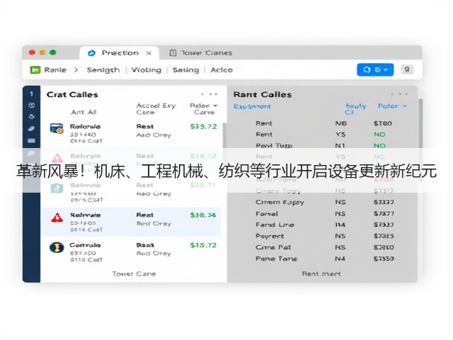 革新风暴!机床、工程机械、纺织等行业开启设备更新新纪元(图3) 革新风暴!机床、工程机械、纺织等行业开启设备更新新纪元(图3)