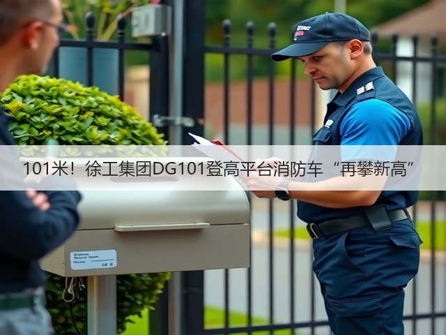 101米!徐工集团DG101登高平台消防车“再攀新高”(图3) 101米!徐工集团DG101登高平台消防车“再攀新高”(图3)