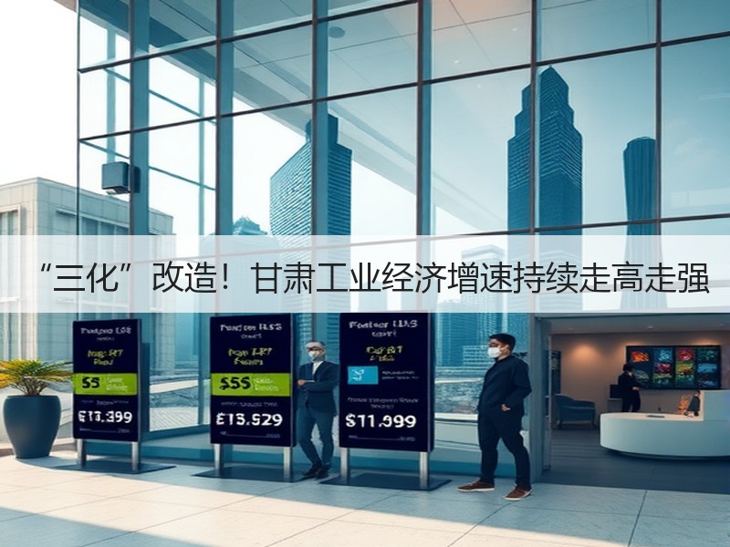 “三化”改造！甘肃工业经济增速持续走高走强
