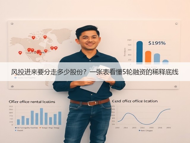 风投进来要分走多少股份?一张表看懂5轮融资的稀释底线(图2) 风投进来要分走多少股份?一张表看懂5轮融资的稀释底线(图2)