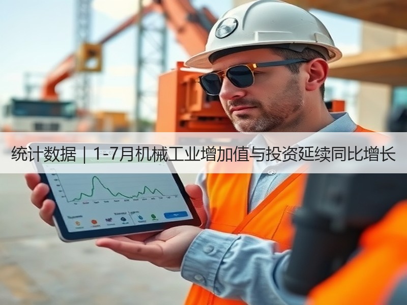 统计数据|1-7月机械工业增加值与投资延续同比增长 统计数据|1-7月机械工业增加值与投资延续同比增长