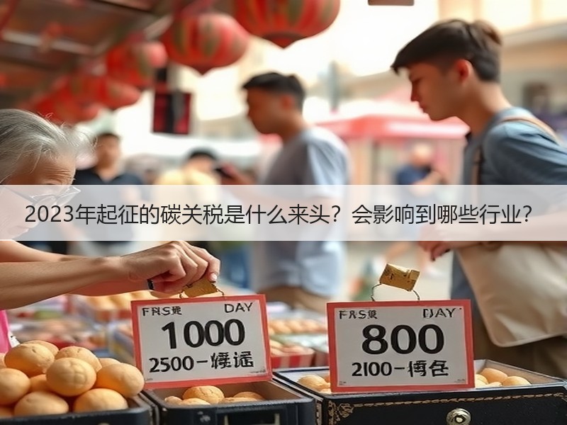 2023年起征的碳关税是什么来头？会影响到哪些行业？