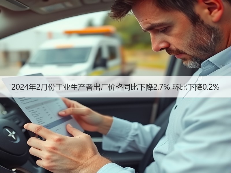 2024年2月份工业生产者出厂价格同比下降2.7% 环比下降0.2% 2024年2月份工业生产者出厂价格同比下降2.7% 环比下降0.2%