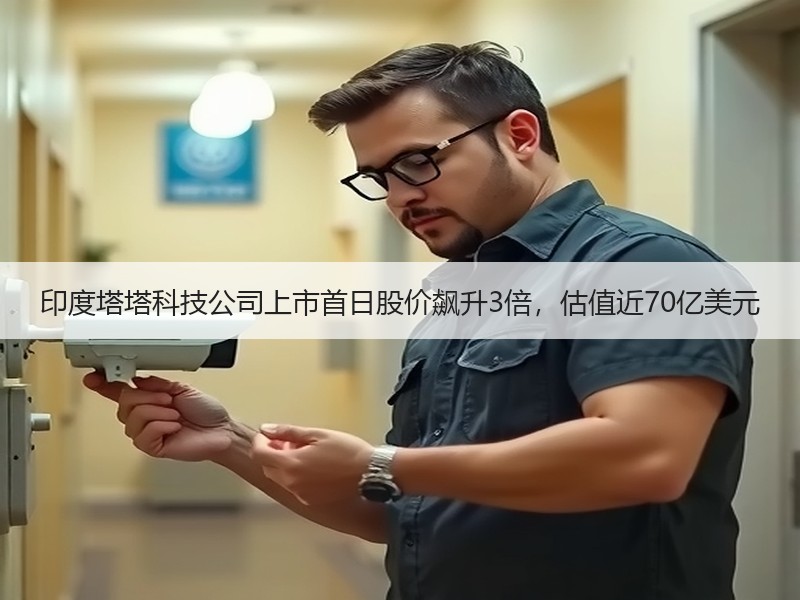 印度塔塔科技公司上市首日股价飙升3倍，估值近70亿美元