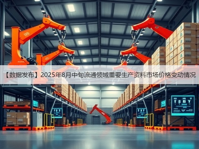 【数据发布】2025年8月中旬流通领域重要生产资料市场价格变动情况(图1)