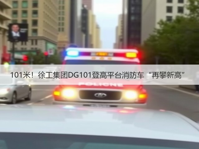 101米!徐工集团DG101登高平台消防车“再攀新高”(图2) 101米!徐工集团DG101登高平台消防车“再攀新高”(图2)