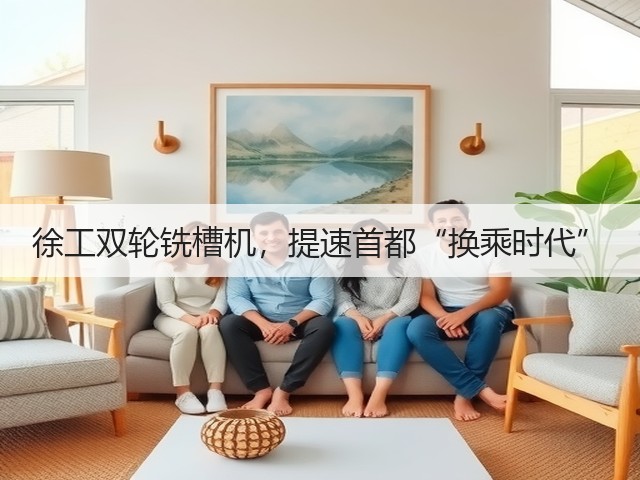 徐工双轮铣槽机,提速首都“换乘时代”(图1) 徐工双轮铣槽机,提速首都“换乘时代”(图1)