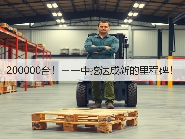 200000台！三一中挖达成新的里程碑！(图2)