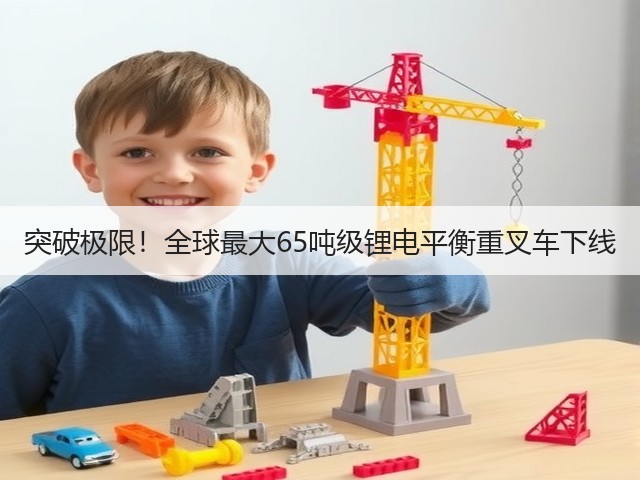 突破极限！全球最大65吨级锂电平衡重叉车下线(图1)