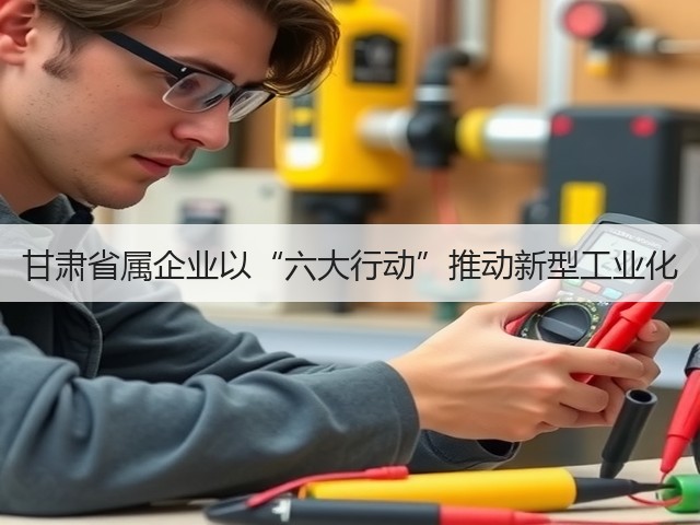 甘肃省属企业以“六大行动”推动新型工业化(图2)