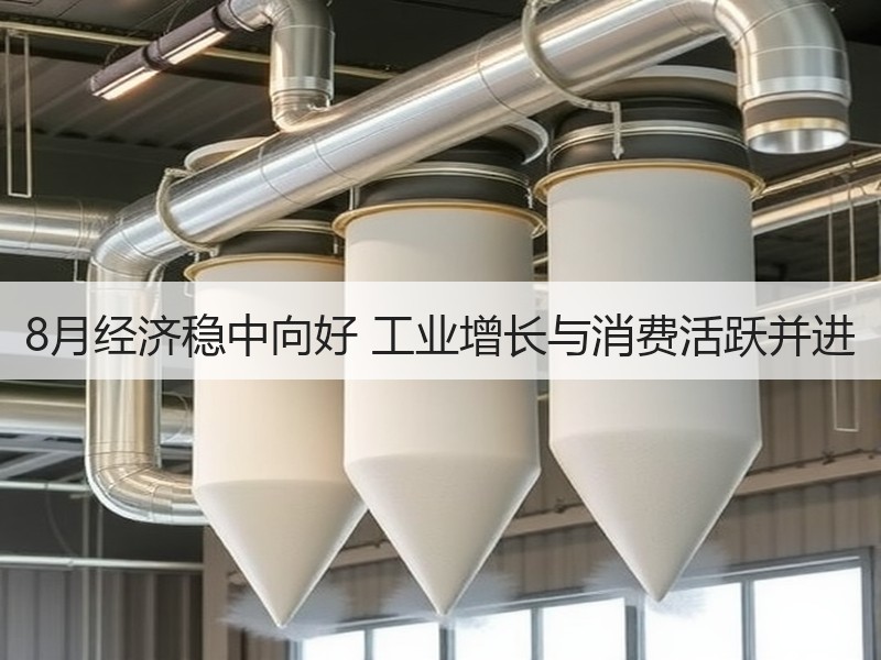 8月经济稳中向好 工业增长与消费活跃并进