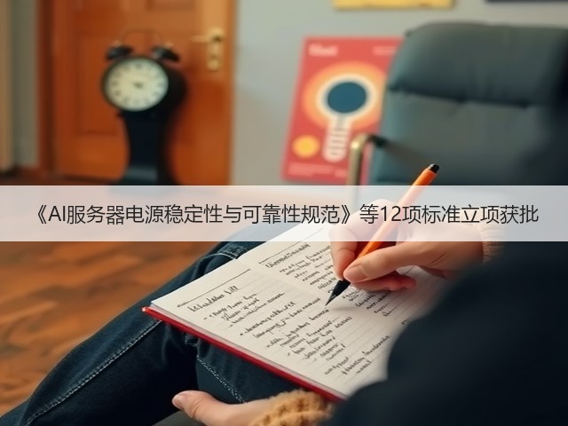 《AI服务器电源稳定性与可靠性规范》等12项标准立项获批(图1)