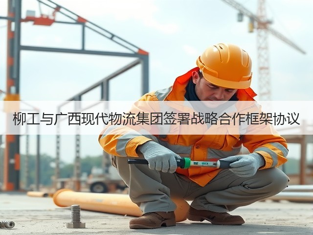 柳工与广西现代物流集团签署战略合作框架协议(图2)