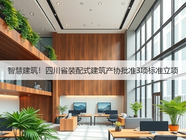 智慧建筑!四川省装配式建筑产协批准3项标准立项(图2) 智慧建筑!四川省装配式建筑产协批准3项标准立项(图2)