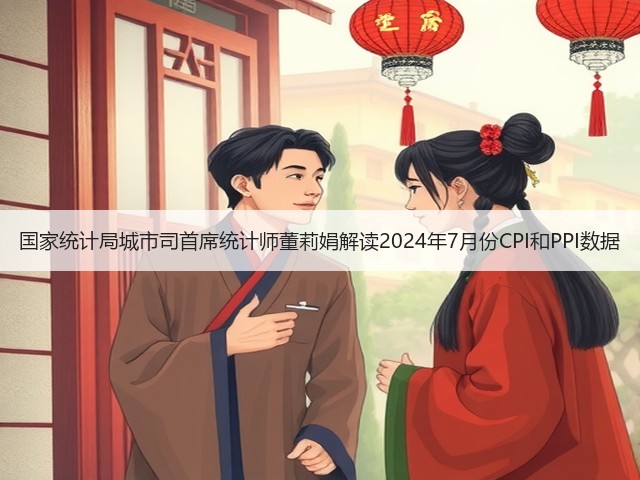 国家统计局城市司首席统计师董莉娟解读2024年7月份CPI和PPI数据(图3)