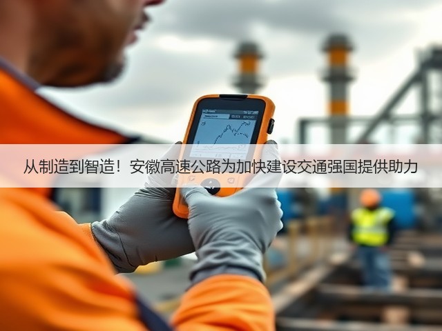 从制造到智造!安徽高速公路为加快建设交通强国提供助力(图2) 从制造到智造!安徽高速公路为加快建设交通强国提供助力(图2)
