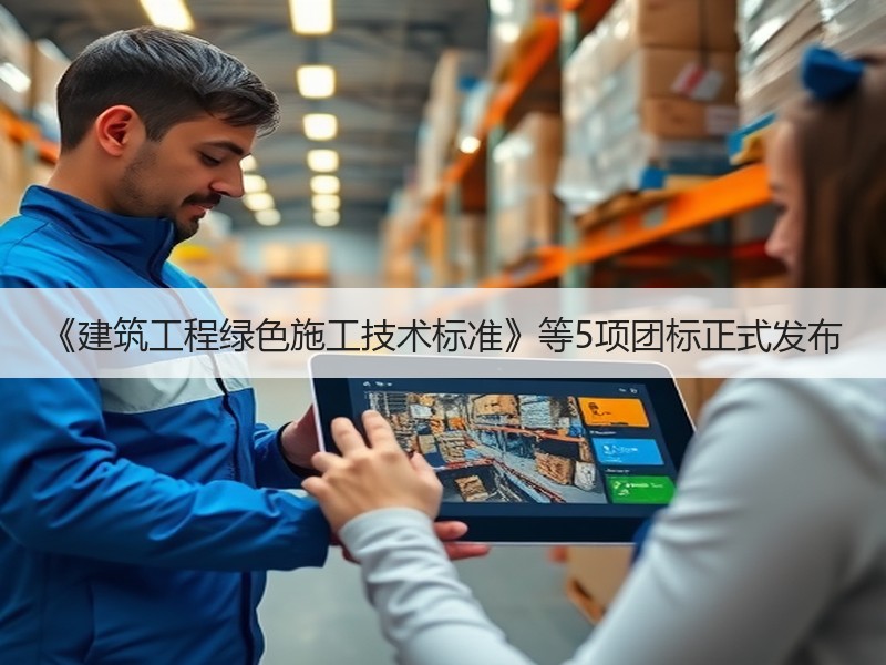 《建筑工程绿色施工技术标准》等5项团标正式发布