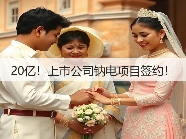 20亿！上市公司钠电项目签约！(图1)