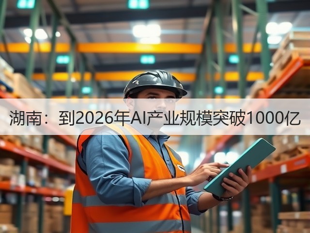 湖南:到2026年AI产业规模突破1000亿(图2) 湖南:到2026年AI产业规模突破1000亿(图2)