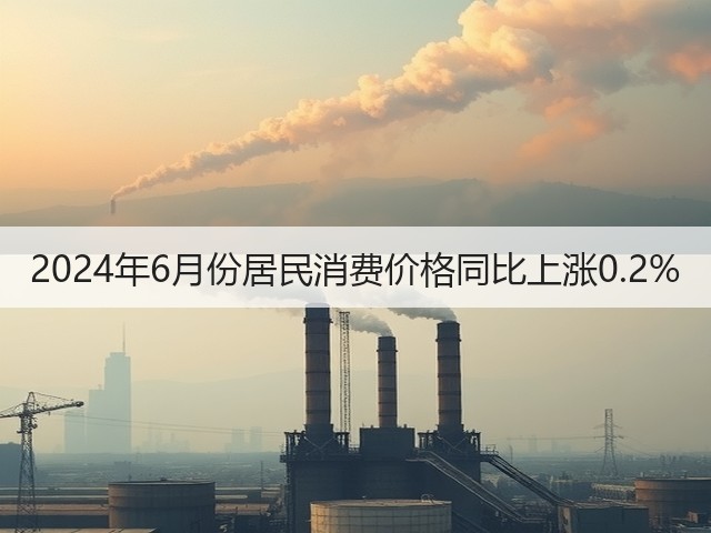 2024年6月份居民消费价格同比上涨0.2%(图1) 2024年6月份居民消费价格同比上涨0.2%(图1)