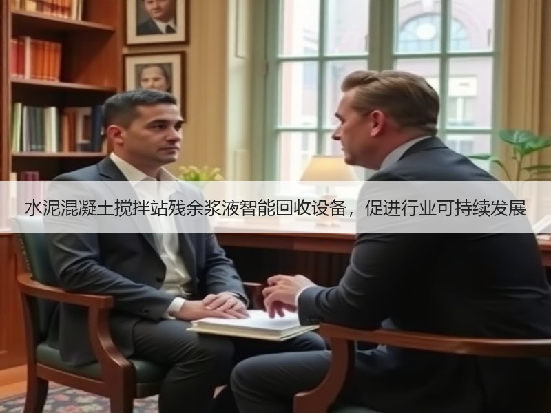 水泥混凝土搅拌站残余浆液智能回收设备，促进行业可持续发展