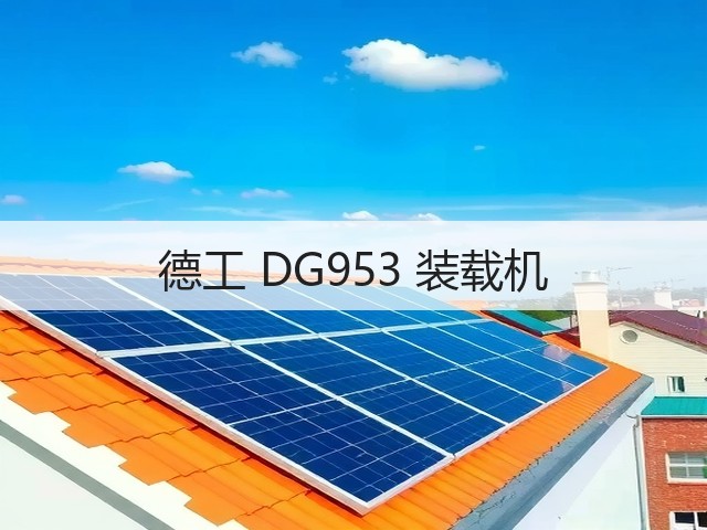 德工 DG953 装载机(图2)
