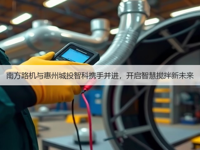 南方路机与惠州城投智科携手并进,开启智慧搅拌新未来(图2) 南方路机与惠州城投智科携手并进,开启智慧搅拌新未来(图2)