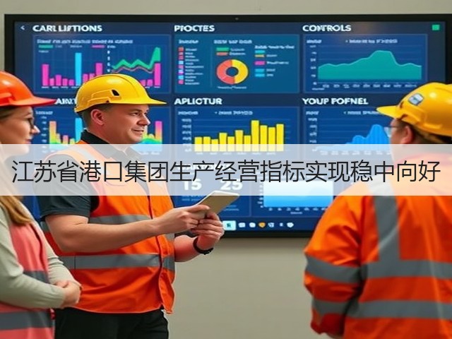 江苏省港口集团生产经营指标实现稳中向好(图2) 江苏省港口集团生产经营指标实现稳中向好(图2)