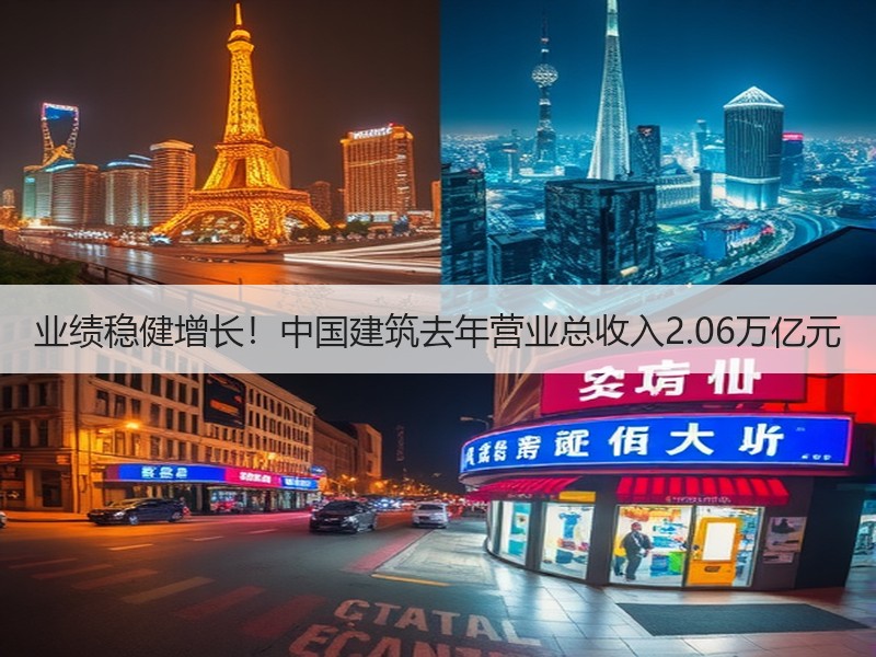 业绩稳健增长!中国建筑去年营业总收入2.06万亿元 业绩稳健增长!中国建筑去年营业总收入2.06万亿元