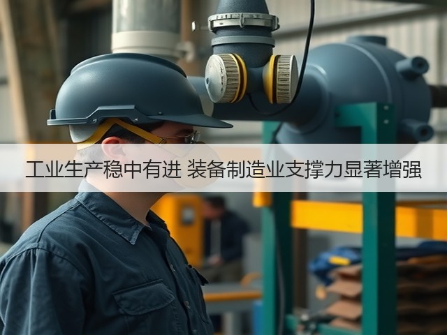 工业生产稳中有进 装备制造业支撑力显著增强(图1) 工业生产稳中有进 装备制造业支撑力显著增强(图1)