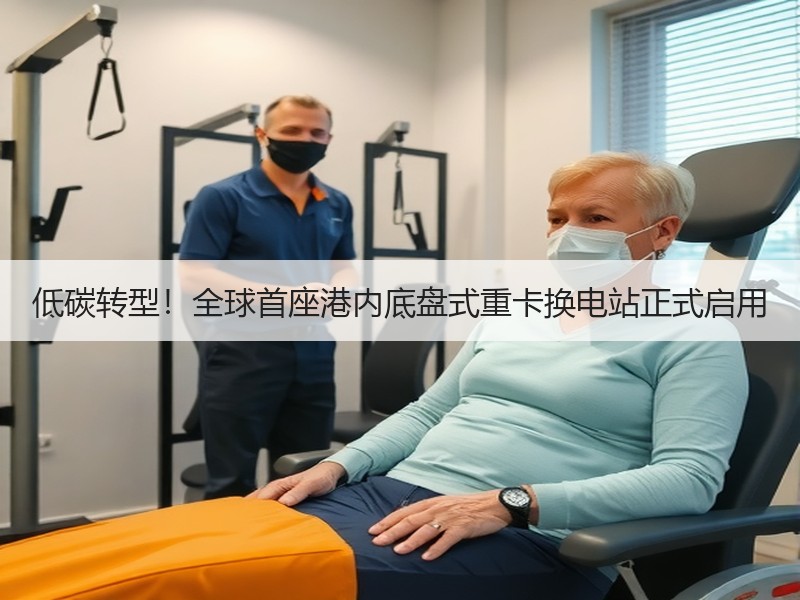 低碳转型!全球首座港内底盘式重卡换电站正式启用 低碳转型!全球首座港内底盘式重卡换电站正式启用