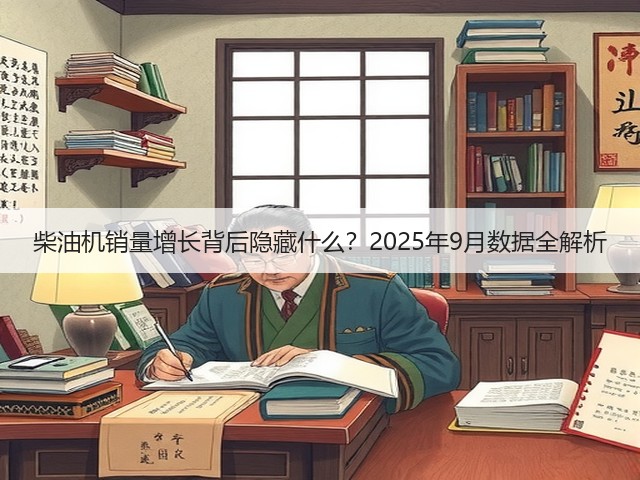 柴油机销量增长背后隐藏什么？2025年9月数据全解析(图1)