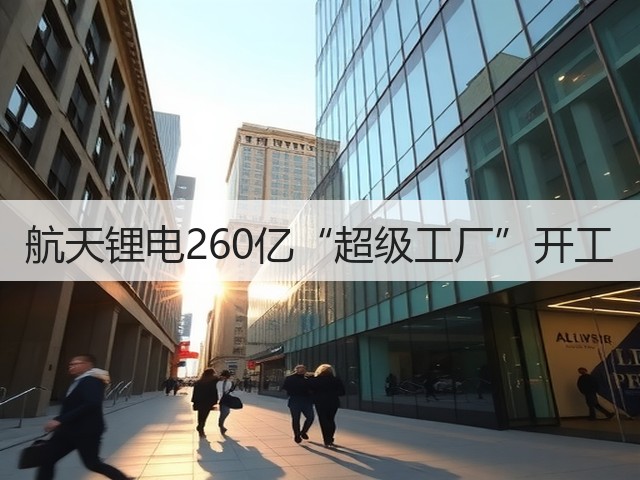 航天锂电260亿“超级工厂”开工(图2)