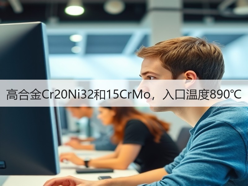 高合金Cr20Ni32和15CrMo，入口温度890℃