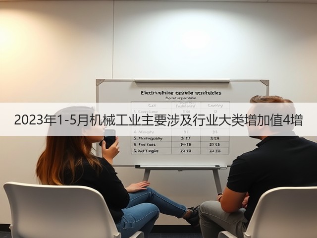 2023年1-5月机械工业主要涉及行业大类增加值4增(图1) 2023年1-5月机械工业主要涉及行业大类增加值4增(图1)