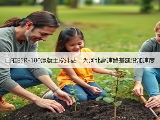 山推E5R-180混凝土搅拌站,为河北高速路基建设加速度(图3) 山推E5R-180混凝土搅拌站,为河北高速路基建设加速度(图3)