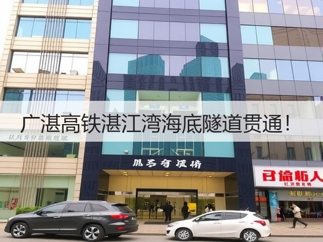 广湛高铁湛江湾海底隧道贯通！(图3)